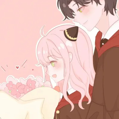 情侣卡通头像2023最新版一男一女(优选18张)