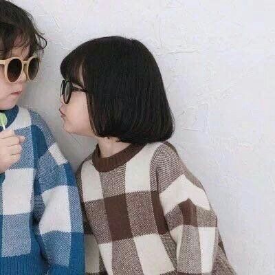 最火可爱萌娃情侣头像一人一张(共18张)
