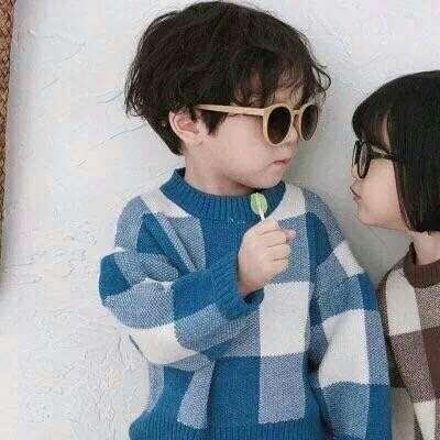 最火可爱萌娃情侣头像一人一张(共18张)