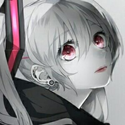 动漫黑暗系少女头像(共20张)