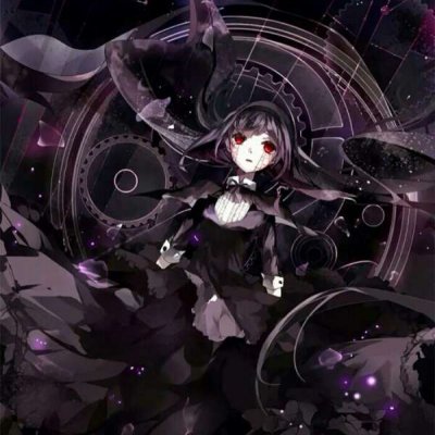 动漫黑暗系少女头像(共20张)
