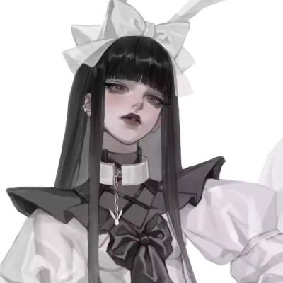 手绘闺蜜头像两人一人一张(精选16张)