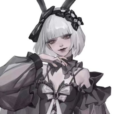 手绘闺蜜头像两人一人一张(精选16张)