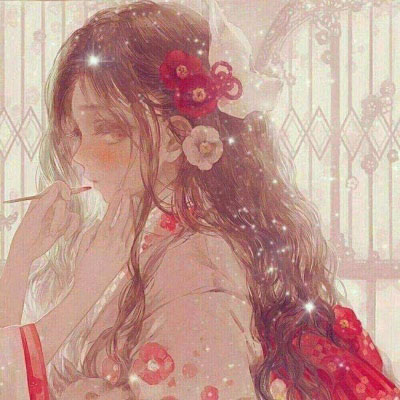 治愈系动漫手绘闺蜜头像(精选16张)