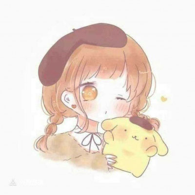 治愈系动漫手绘闺蜜头像(精选16张)