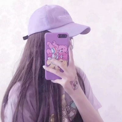 紫色的女生头像图片(24张)