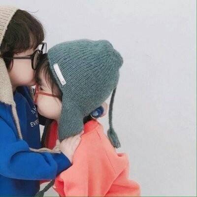 高清搞怪情侣头像小孩图片大全(共36张)