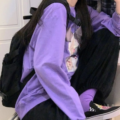 干净高级的紫色系女生头像(优选28张)