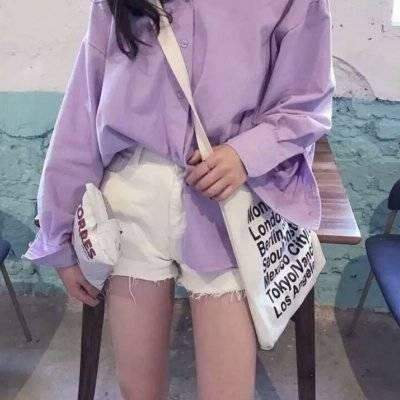 干净高级的紫色系女生头像(优选28张)