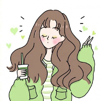 高清好看的可爱简单卡通动漫女孩头像图片(优选35张)