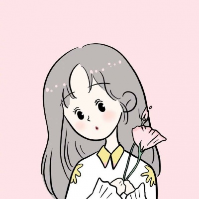 高清好看的可爱简单卡通动漫女孩头像图片(优选35张)