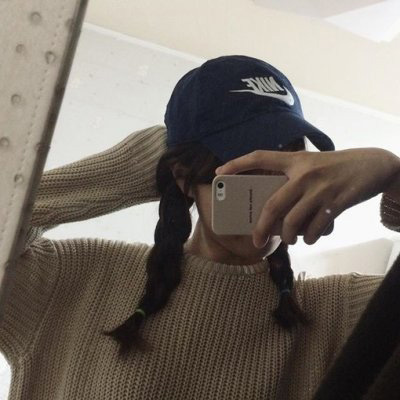 帽子遮住脸的女生头像(共22张)