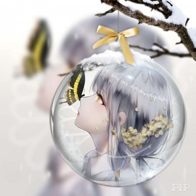 异域风情的蝴蝶美女动漫头像(精选12张)