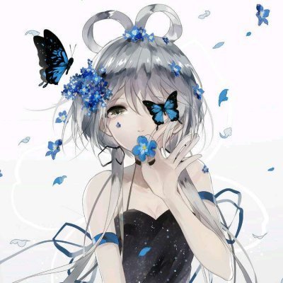 异域风情的蝴蝶美女动漫头像(精选12张)