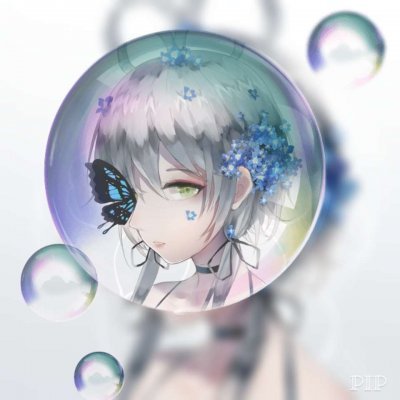 异域风情的蝴蝶美女动漫头像(精选12张)