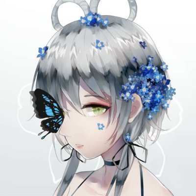 异域风情的蝴蝶美女动漫头像(精选12张)