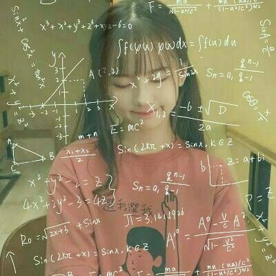 带字母公式的闺蜜头像(共20张)