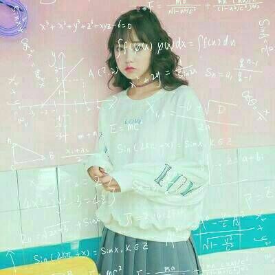 带字母公式的闺蜜头像(共20张)