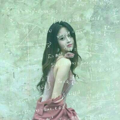 带字母公式的闺蜜头像(共20张)