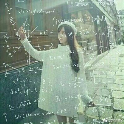 带字母公式的闺蜜头像(共20张)
