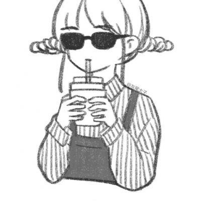 阳光可爱卡通女生头像(18张)