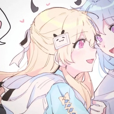 高颜值二次元情侣头像(精选20张)