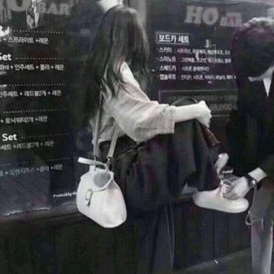 黑白情头一张男一张女情侣头像(共20张)