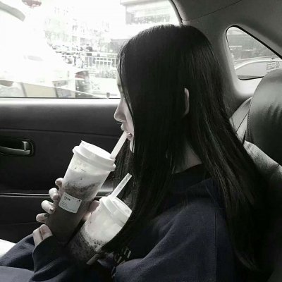 黑白情头一张男一张女情侣头像(共20张)