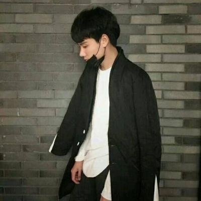 黑白情头一张男一张女情侣头像(共20张)