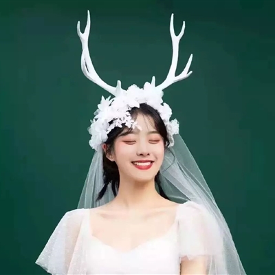 女生穿着婚纱的头像(共26张)