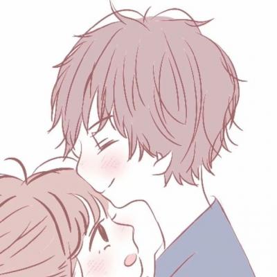 一男一女卡通情侣头像(18张)