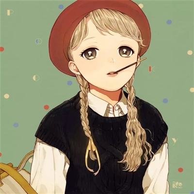 长发头像女卡通图片(20张)