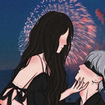 超好看的二次元情侣头像(18张)