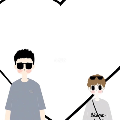 简笔画情头可爱一男一女(18张)