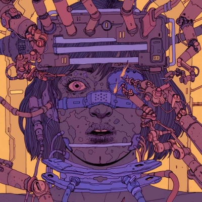 赛博朋克风人物头像(28张)