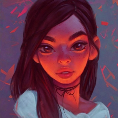 赛博朋克风人物头像(28张)