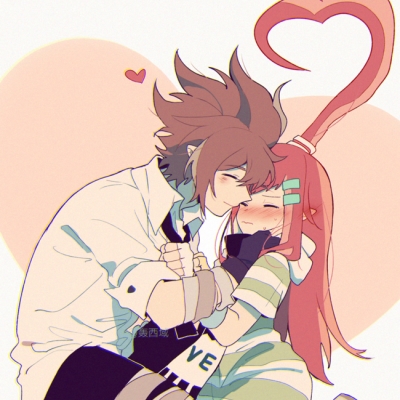 一凸一凹的情侣头像(共33张)