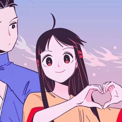 好看的不易撞双人情侣头像动漫(优选24张)