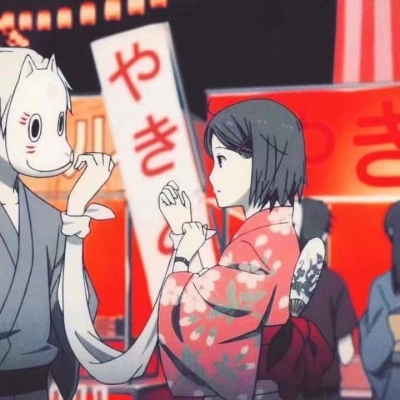 好看的不易撞双人情侣头像动漫(优选24张)