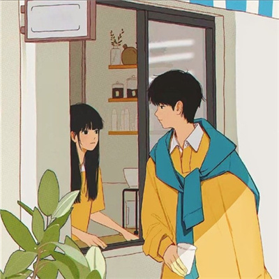 超甜秀恩爱超虐狗的情头二次元(精选20张)