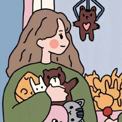 情侣头像成熟稳重两张动漫简单(16张)