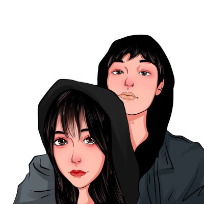 情侣头像成熟稳重两张动漫简单(16张)