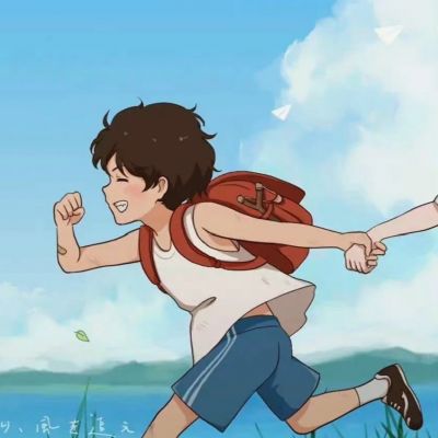 超甜的情侣头像一人一半动漫可爱(18张)