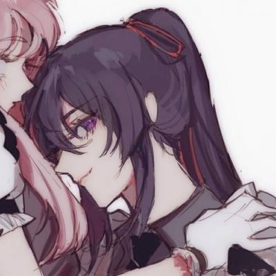 超甜的情侣头像一人一半动漫可爱(18张)