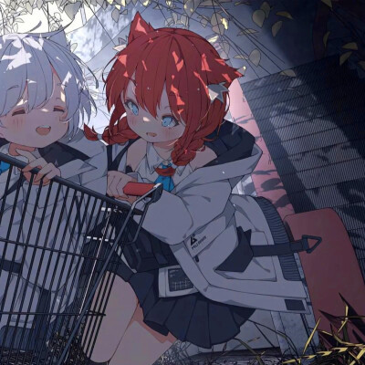 抖音最火闺蜜头像双人动漫(18张)