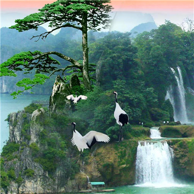 最招财聚财的山水微信头像(精选22张)