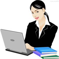 职业有气质女卡通头像(共14张)