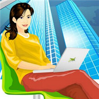 职业有气质女卡通头像(共14张)