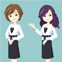 职业有气质女卡通头像(共14张)