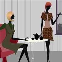 职业有气质女卡通头像(共14张)